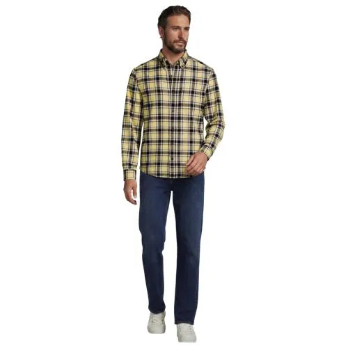 Men's Long Sleeve Classic Fit Flagship Flannel Shirt