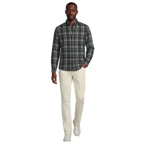 Men's Long Sleeve Classic Fit Flagship Flannel Shirt