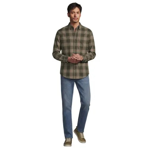 Men's Long Sleeve Classic Fit Flagship Flannel Shirt