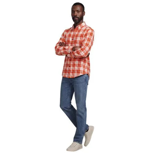 Men's Long Sleeve Classic Fit Flagship Flannel Shirt