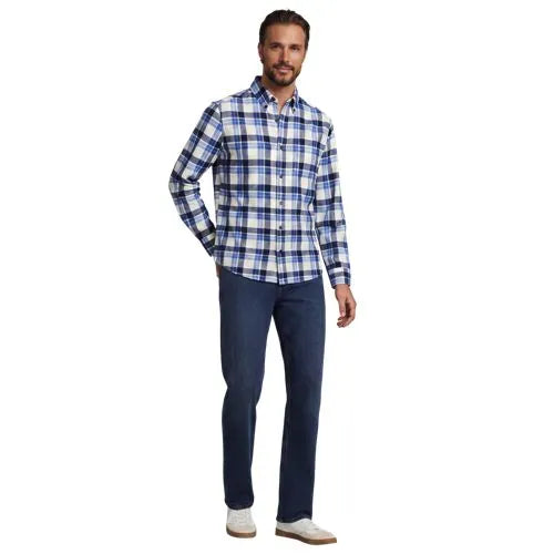 Men's Long Sleeve Classic Fit Flagship Flannel Shirt