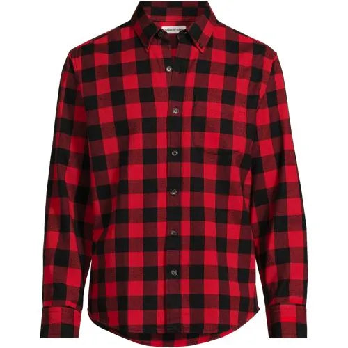 Men's Long Sleeve Classic Fit Flagship Flannel Shirt