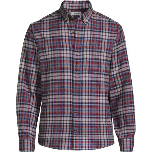 Men's Long Sleeve Classic Fit Flagship Flannel Shirt