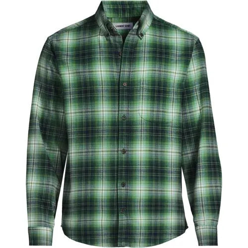 Men's Long Sleeve Classic Fit Flagship Flannel Shirt