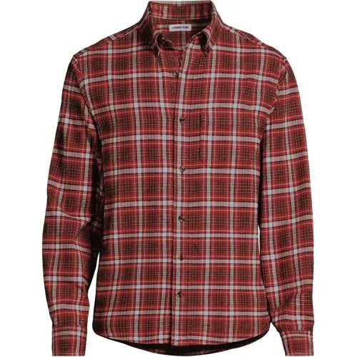 Men's Long Sleeve Classic Fit Flagship Flannel Shirt