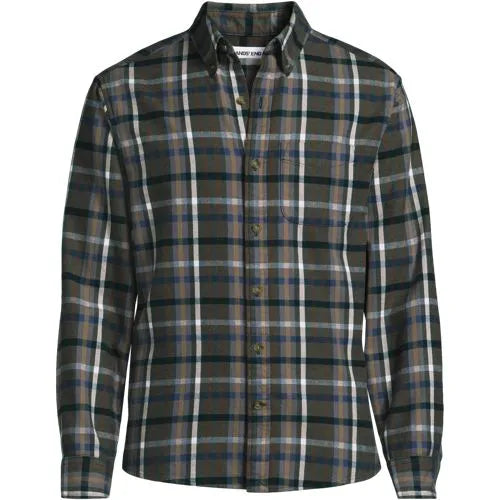 Men's Long Sleeve Classic Fit Flagship Flannel Shirt