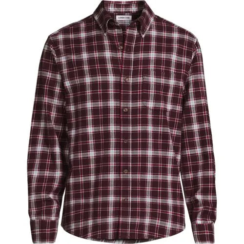 Men's Long Sleeve Classic Fit Flagship Flannel Shirt