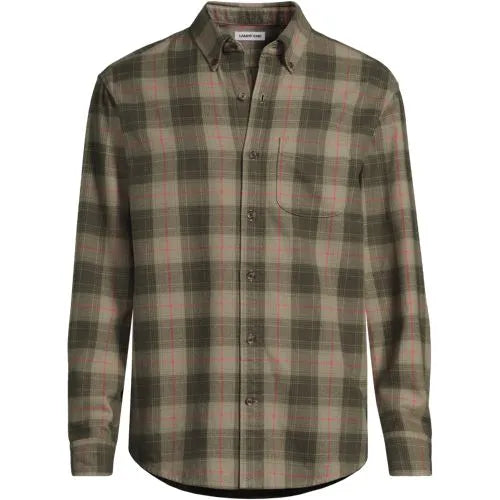Men's Long Sleeve Classic Fit Flagship Flannel Shirt