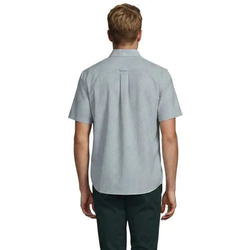 Men's Short Sleeve Classic Fit Sail Rigger Oxford Shirt