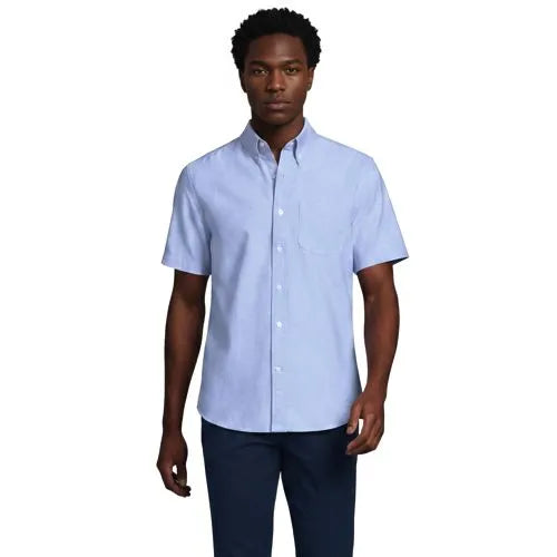 Men's Short Sleeve Classic Fit Sail Rigger Oxford Shirt