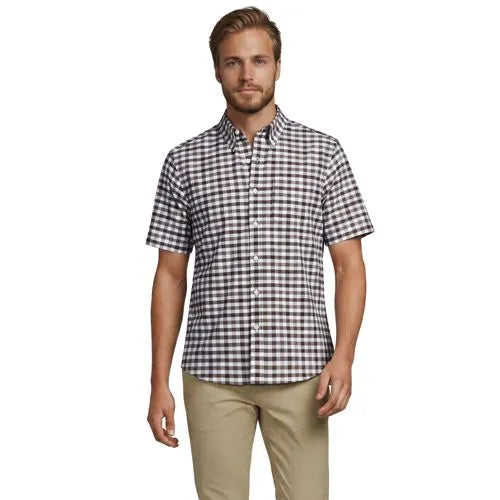 Men's Short Sleeve Classic Fit Sail Rigger Oxford Shirt