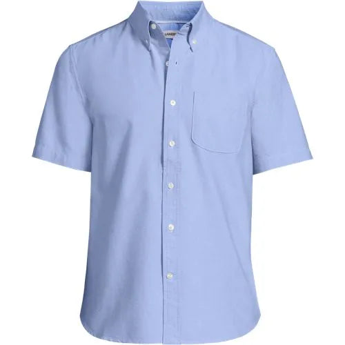 Men's Short Sleeve Classic Fit Sail Rigger Oxford Shirt