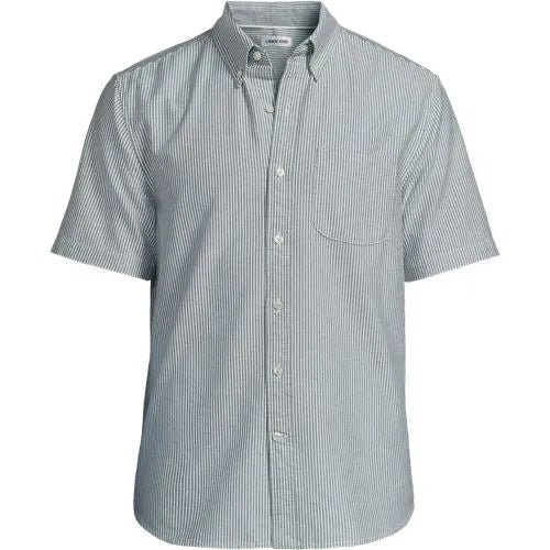 Men's Short Sleeve Classic Fit Sail Rigger Oxford Shirt