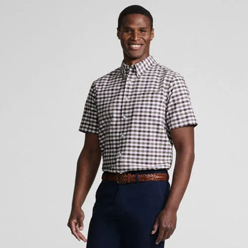 Men's Short Sleeve Classic Fit Sail Rigger Oxford Shirt