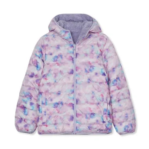 Girls FeatherFree Reversible Hooded Jacket