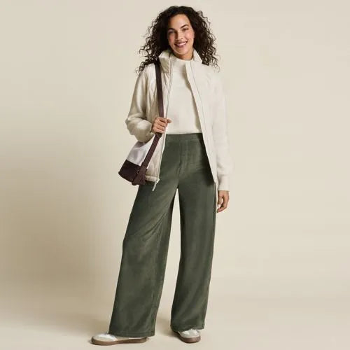 Women's Sport Corduroy Wide Leg Pants
