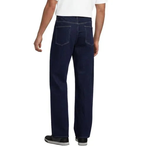 Men's Stretch Comfort Waist Relaxed Fit Forever Blue Jean