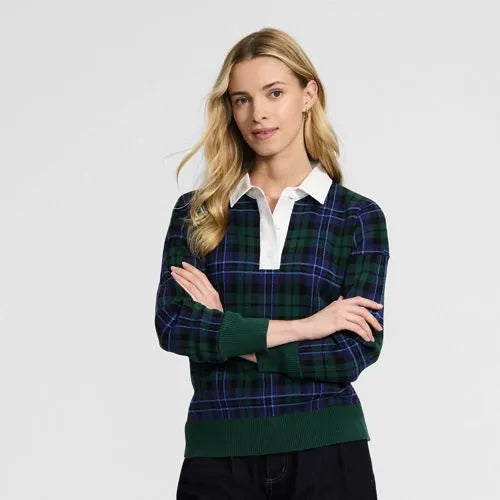 Women's Drifter Jacquard Rugby Sweater