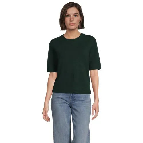 Women's CashTouch Short Sleeve Sweater