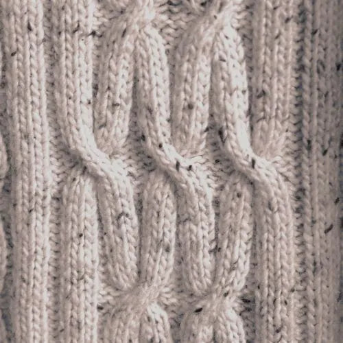 Men's Long Sleeve Cotton Wool Blend Stags Crewneck Sweater