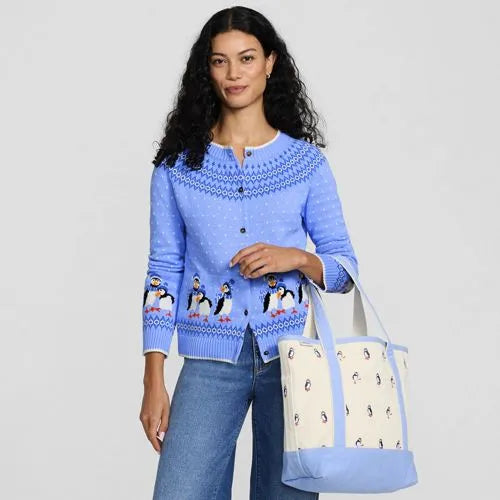 Women's Drifter Fair Isle Raglan Sleeve Cardigan Sweater