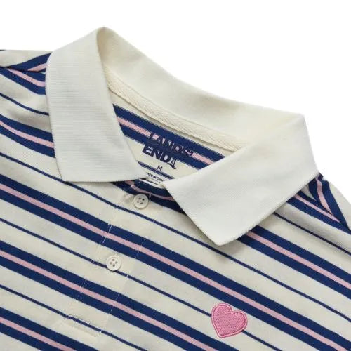 Girls Long Sleeve Collared Polo Shirt
