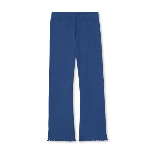 Girls Ribbed Knit Flare Leggings