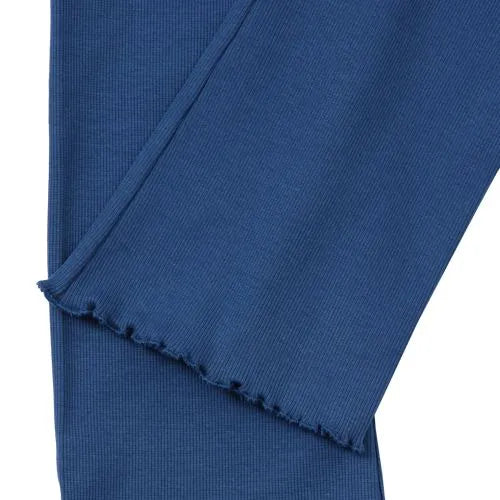 Girls Ribbed Knit Flare Leggings