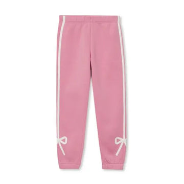 Girls Fleece Bow Joggers