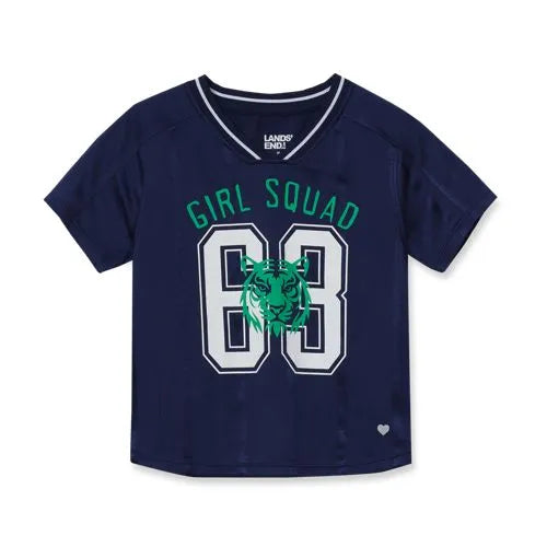 Girls Short Sleeve Soccer Jersey Top