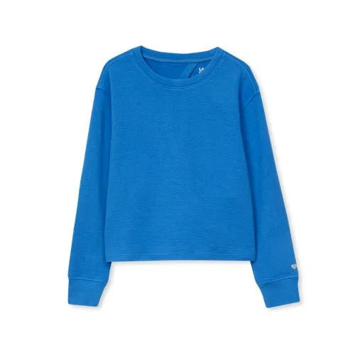 Girls Long Sleeve Twist Back Active Top