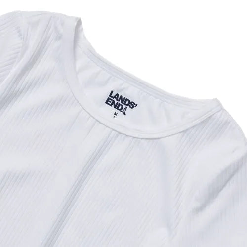 Girls Short Sleeve Active Ribbed Tee