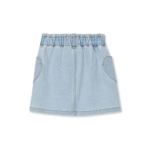 Girls Denim Skirt with Pockets