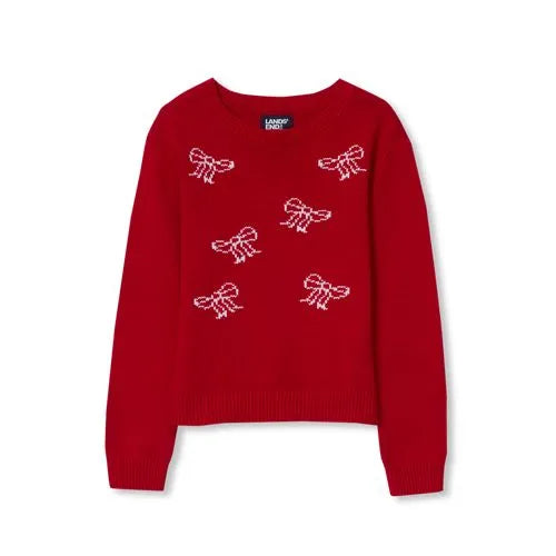 Girls Graphic Sweater