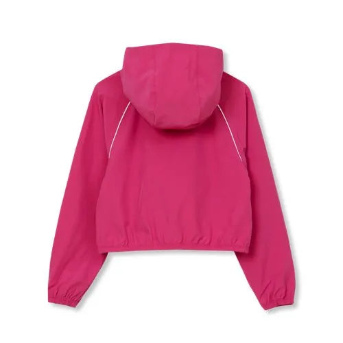 Girls Active Long Sleeve Hooded Track Jacket