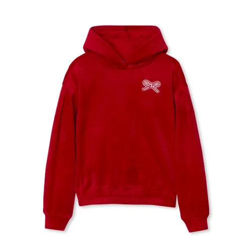Girls Plush Pullover Hoodie