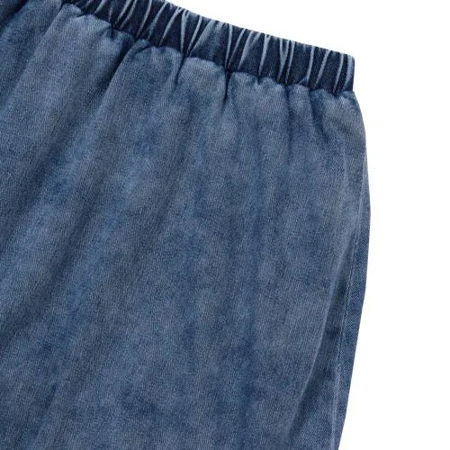 Girls Denim Bubble Skort