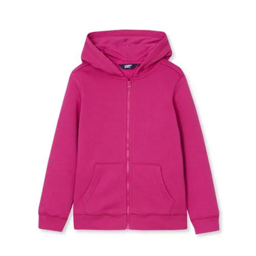 Kids Solid Fleece Zip Hoodie