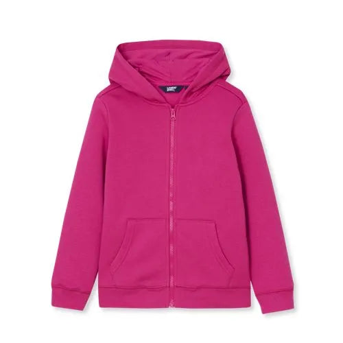 Kids Solid Fleece Zip Hoodie