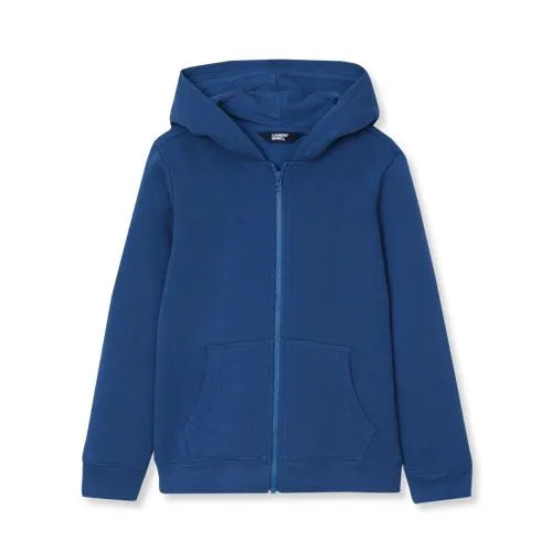 Kids Solid Fleece Zip Hoodie