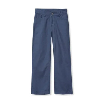 Girls Wide Leg Twill Pants