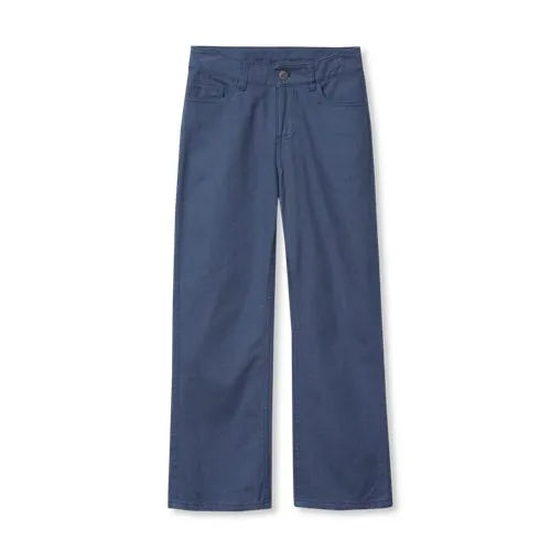 Girls Wide Leg Twill Pants