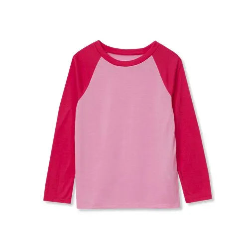 Kids Raglan Jersey Pajama Tee