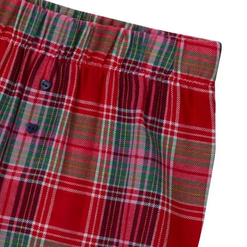 Girls Bow Flannel Pajama Pants