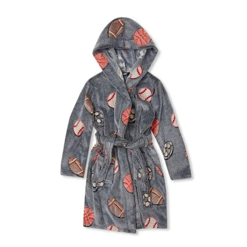 Kids Embossed Plush Robe