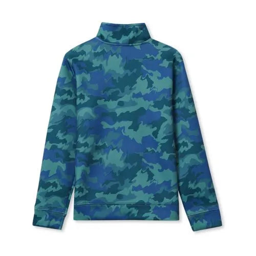 Boys Active Moisture Wicking Quarter Zip