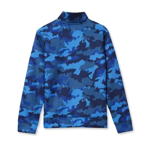 Boys Active Moisture Wicking Quarter Zip