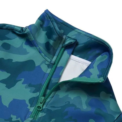 Boys Active Moisture Wicking Quarter Zip