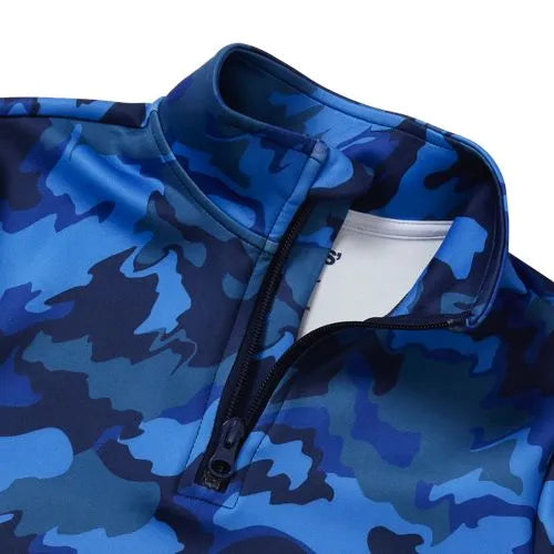 Boys Active Moisture Wicking Quarter Zip