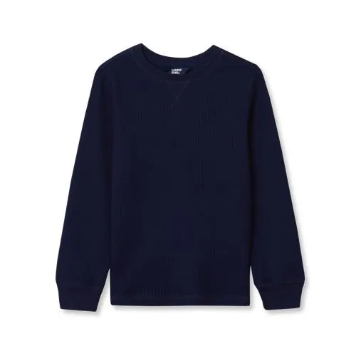 Boys Long Sleeve Waffle Thermal Shirt